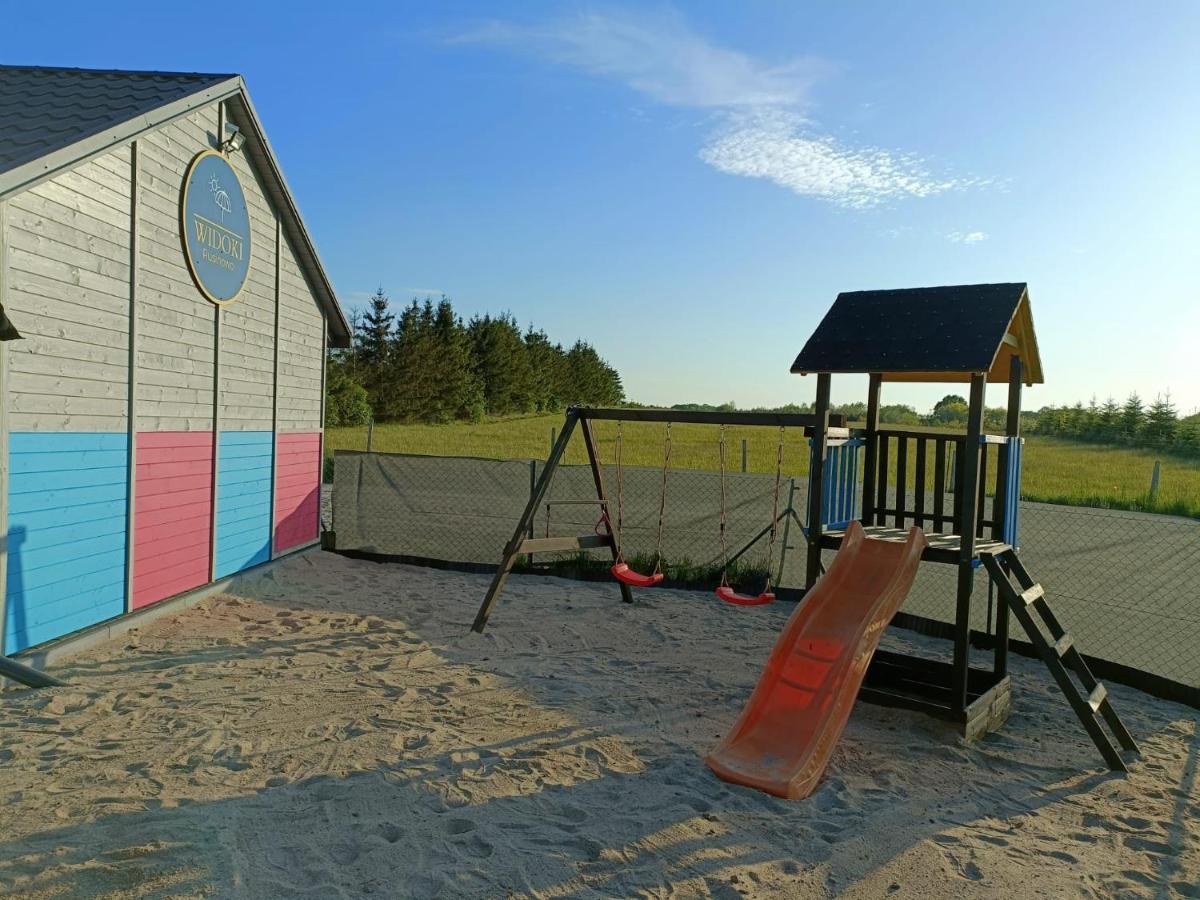 Widoki Rusinowo Domki Letniskowe Esterno foto